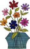 Whimsical Flowers - 11 oz Mug