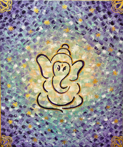 Lord Ganesha - Canvas Print - 14”X 11”