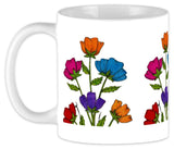 Spring Flowers - 11oz White Mug