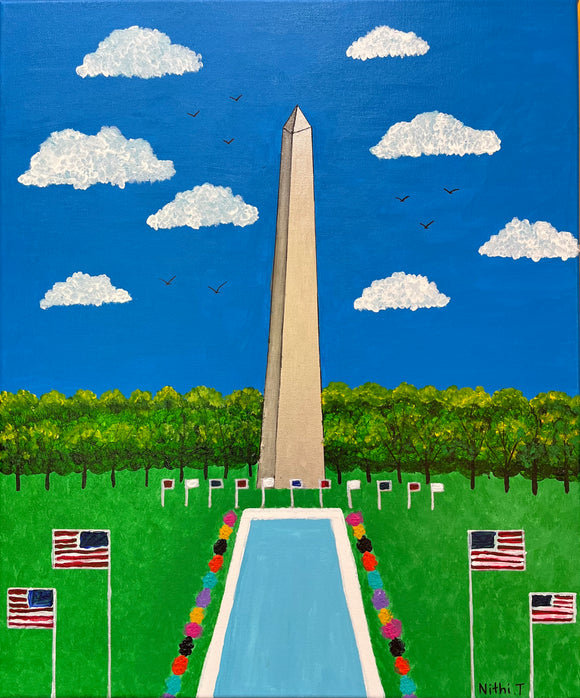 Washington Monument -14”x11”