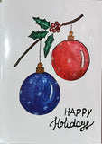 Christmas Greeting Cards - ( Set of 5 cards)