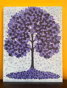 Purple Love - 14" x 11"