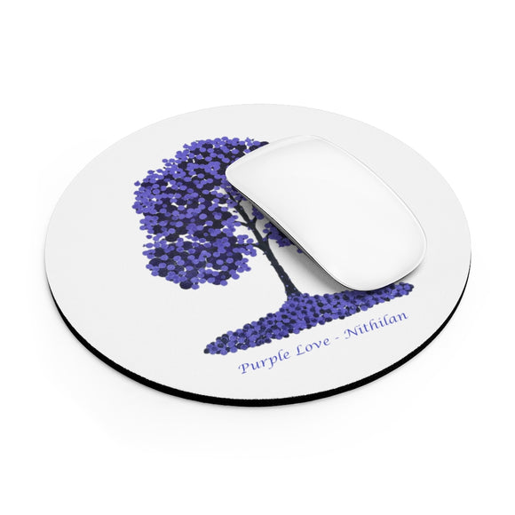 Purple Love - Mouse Pads