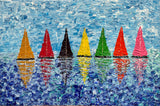 Happy Sailing - 24"X 36"