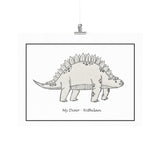 My Dino - 18x24 Matte Poster