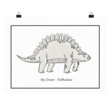 My Dino - 18x24 Matte Poster